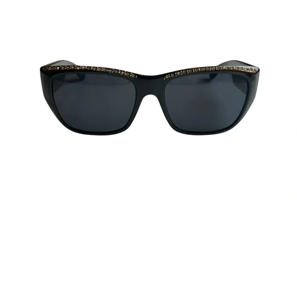 Rhinestone Upper Vintage Black Women's Sunglasses